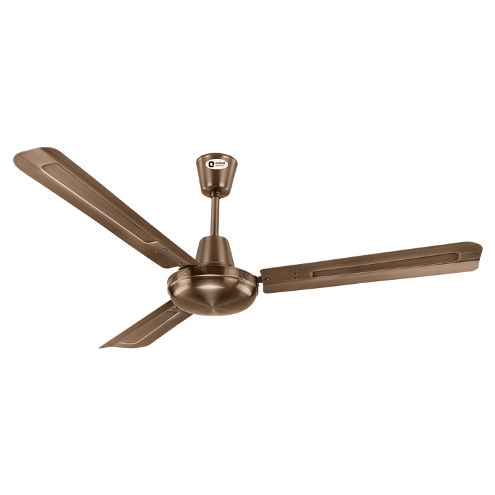 Quasar High Speed Ceiling Fan with Electroplated Finish