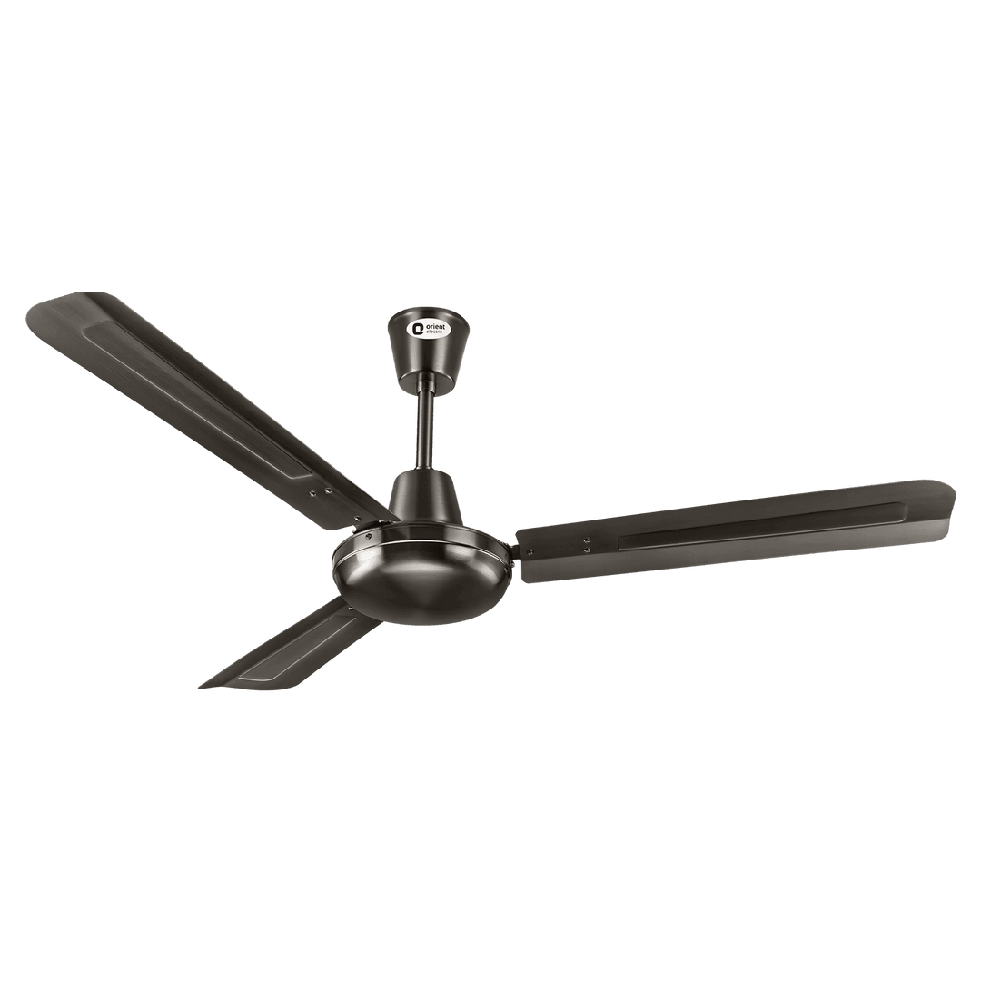 Quasar High Speed Ceiling Fan with Electroplated Finish