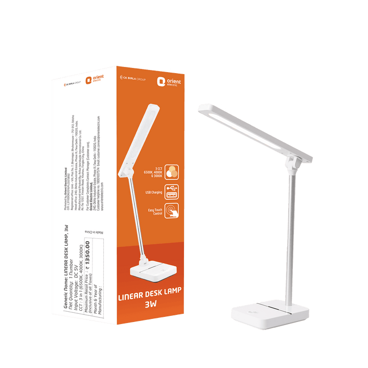 Linear Emergency Desk Lamp