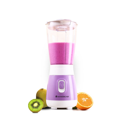 Wonderchef Renewed Orchid Personal Blender, 250W Copper Motor, 600ml Transparent Jar, Stainless