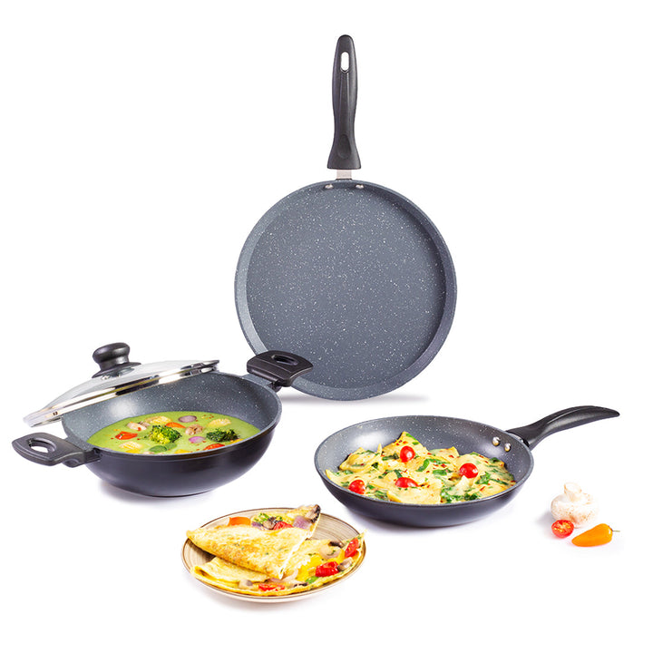 Duralite Die-Cast Non-Stick Pans 4 pcs Set |