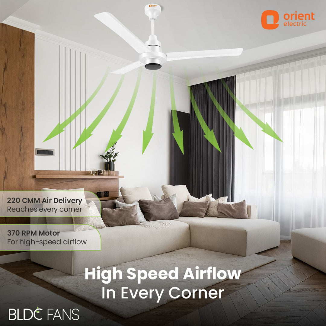 EcoTech Supreme 1200mm Energy Efficient BLDC Ceiling Fan