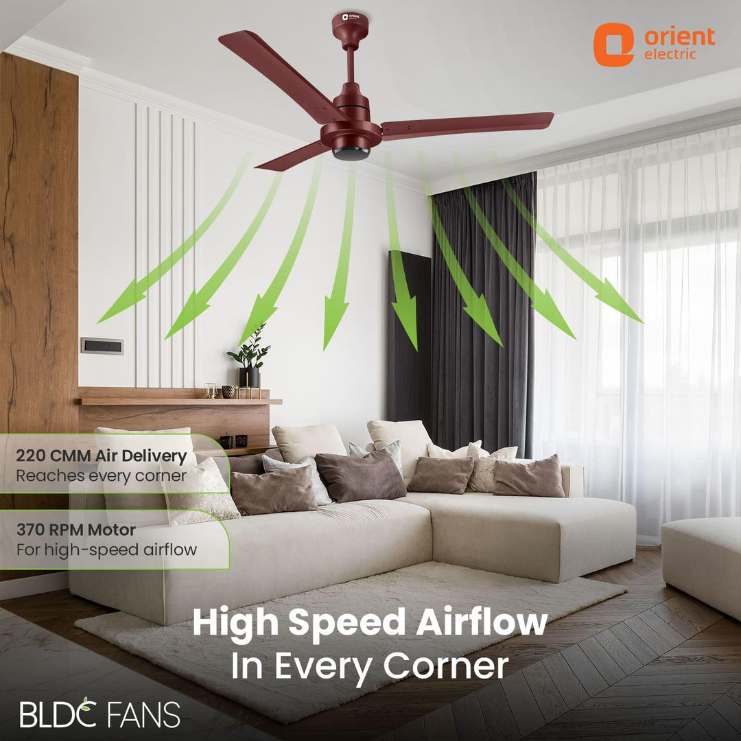 EcoTech Supreme 1200mm Energy Efficient BLDC Ceiling Fan