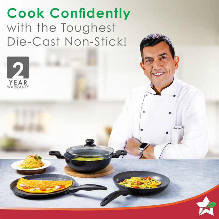 Duralite Die-Cast Non-Stick Pans 4 pcs Set |