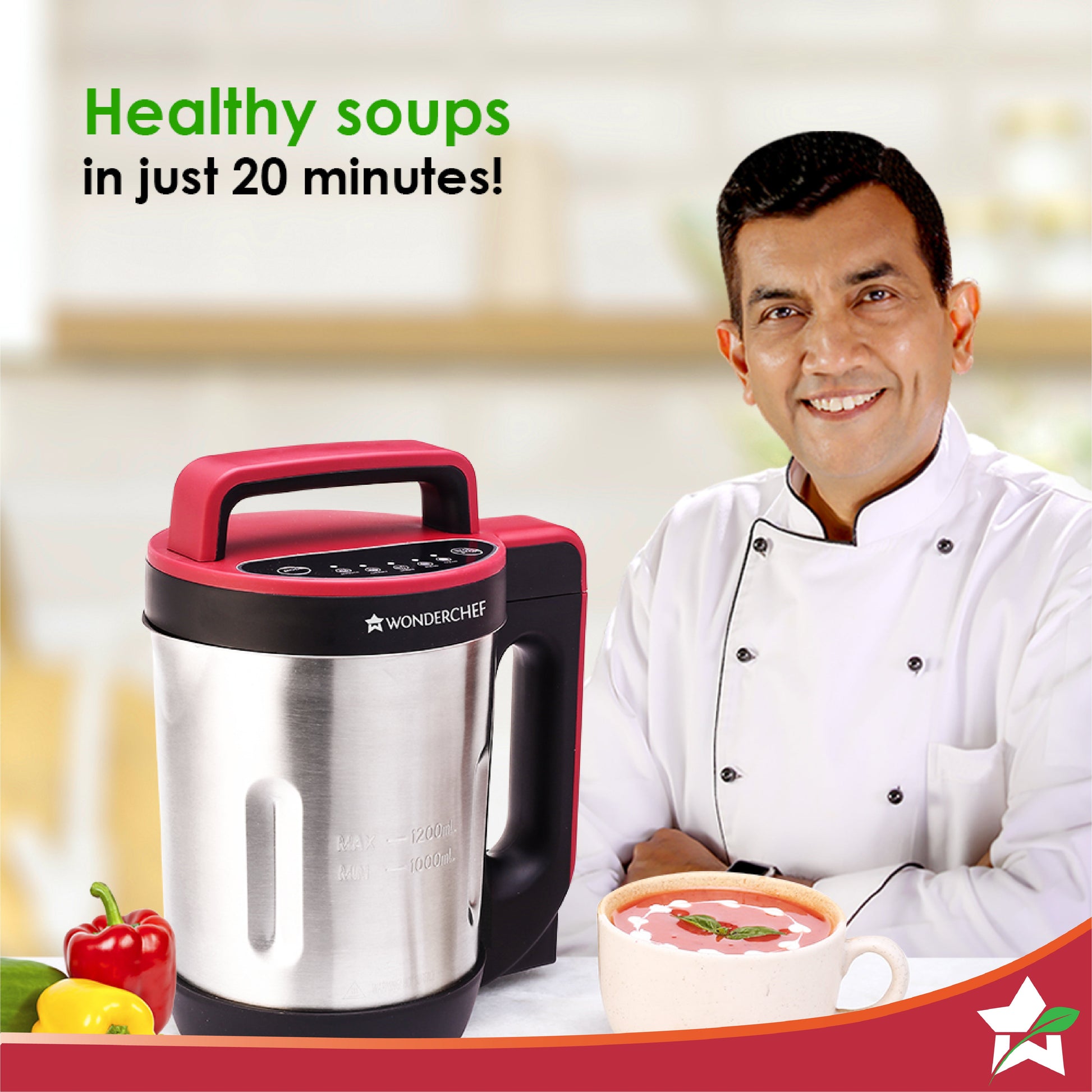 NEO Automatic Soup Maker  1.0 Litre | 800W Heater  by blacktree