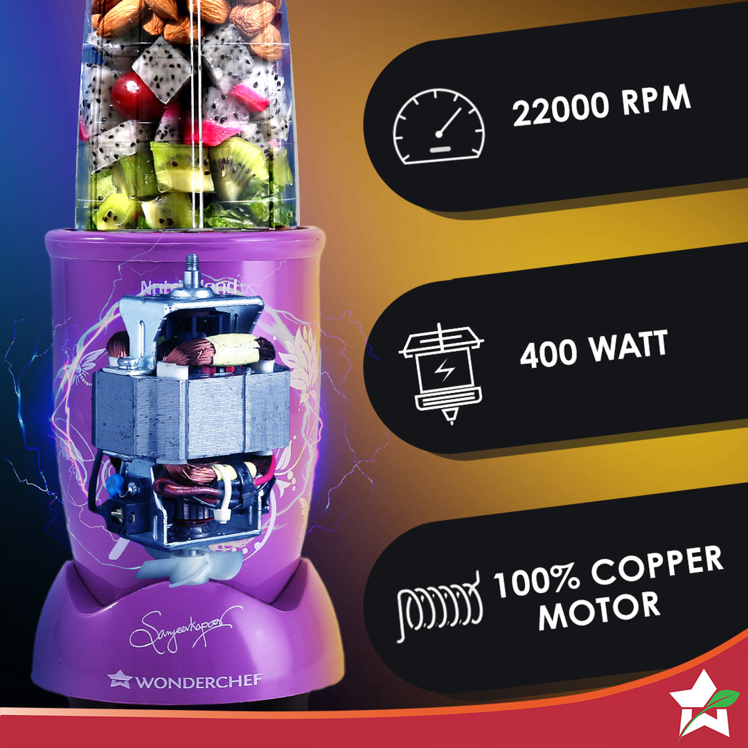 Nutri Blend Orchid, 22000 RPM 100% Full Copper