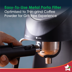 Regenta Espresso Coffee Maker, 5-bar with Steamer, .