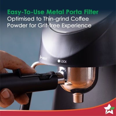 Regenta Espresso Coffee Maker, 5-bar with Steamer, .