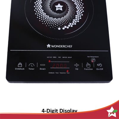 Wonderchef Renewed Easy Cook Hot Plate Infrared Cooktop wit