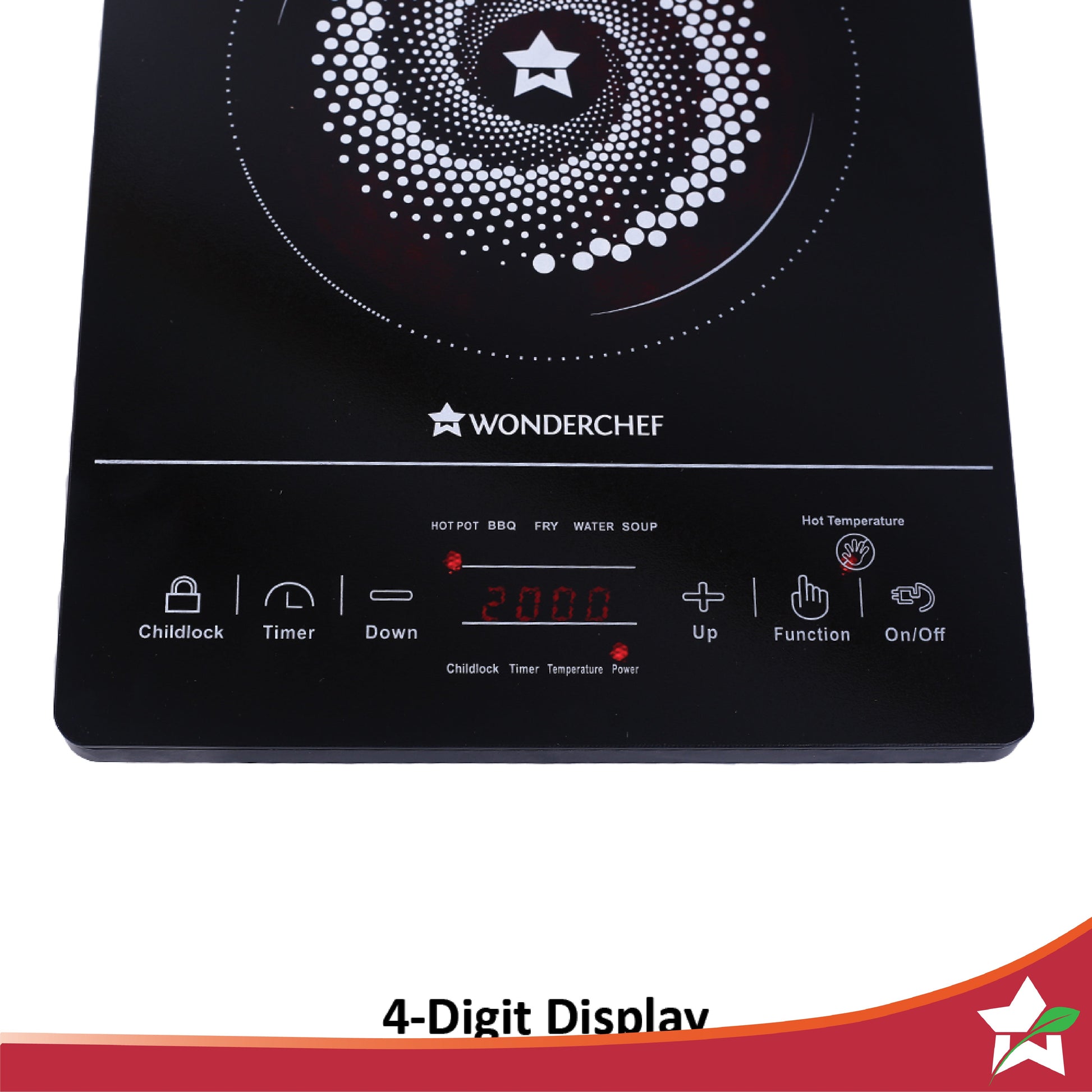 Wonderchef Renewed Easy Cook Hot Plate Infrared Cooktop wit