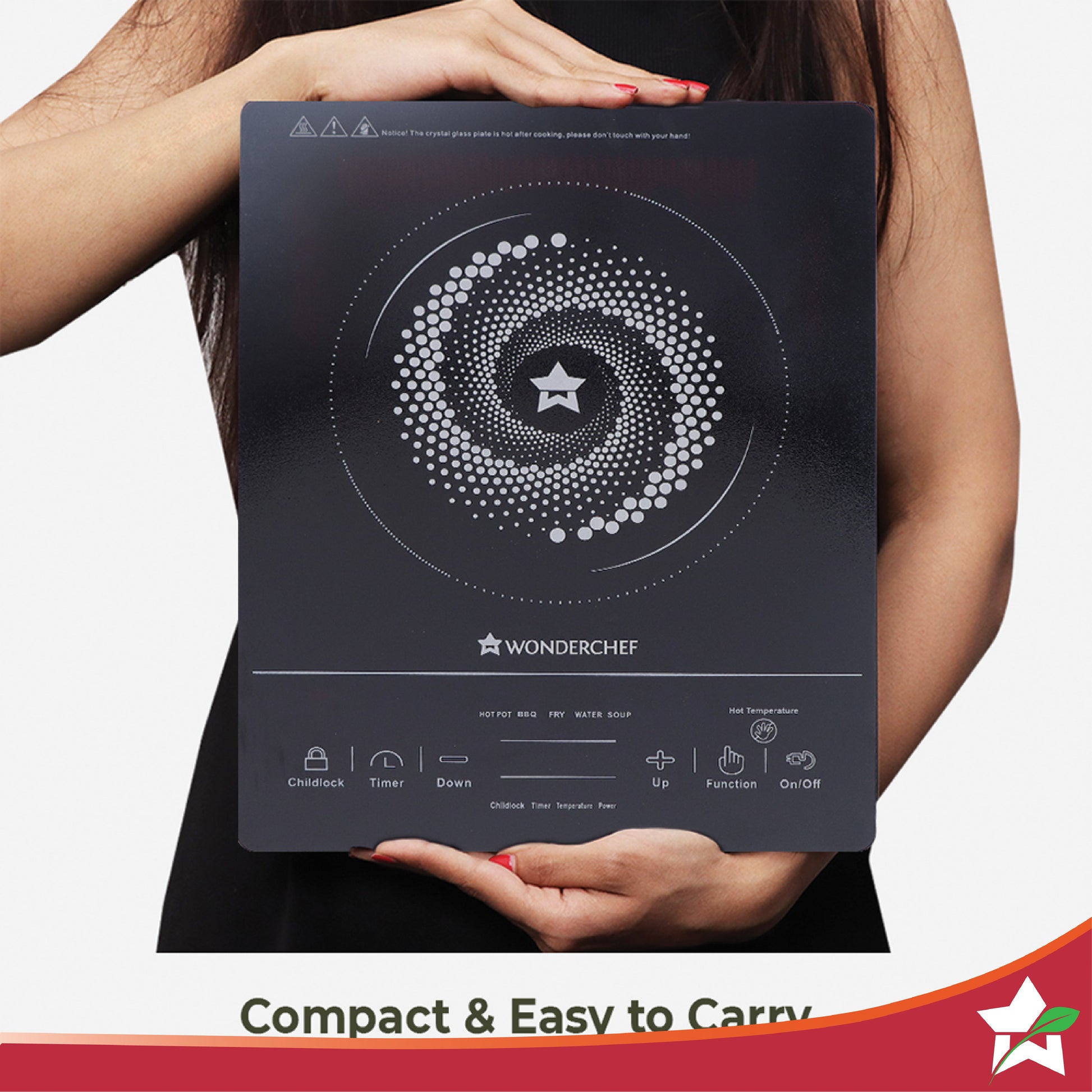 Wonderchef Renewed Easy Cook Hot Plate Infrared Cooktop wit