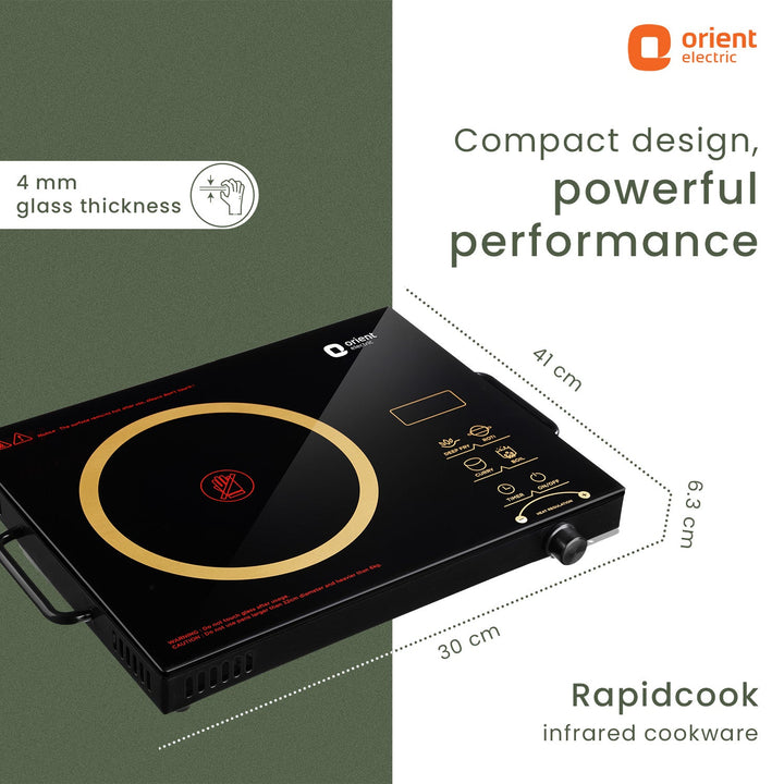 Rapid Cook Infrared Induction Cooktop 2200W (Induction Chulha)