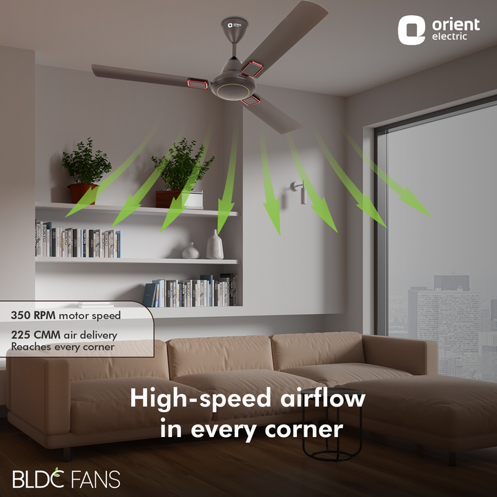 1200mm I-Falcon Deco BLDC Ceiling Fan With Remote