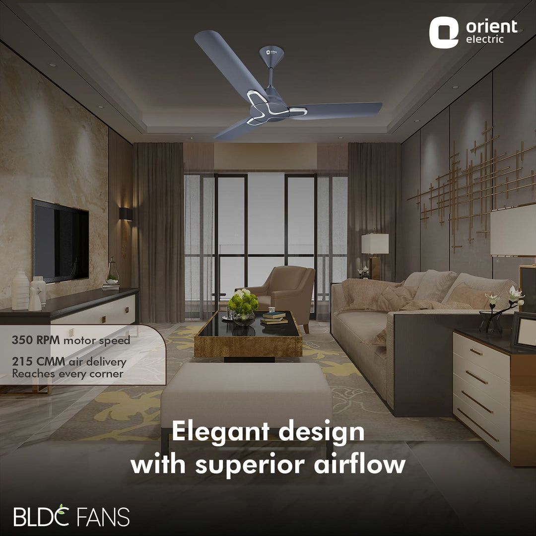 1200mm Jazz BLDC Decorative Ceiling Fan With Remote