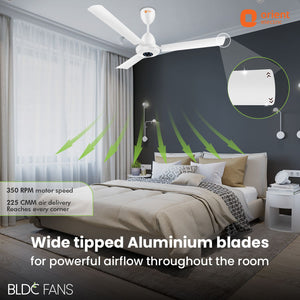 1200mm I-Falcon BLDC Ceiling Fan With Remote & LED Light
