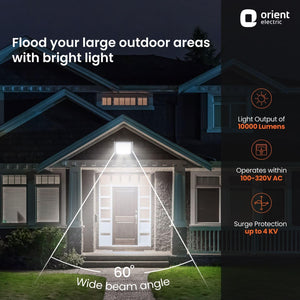 Razor LED Flood Light | IP-65 Weather Resistant | High Voltage Protection | 1-Year Warranty