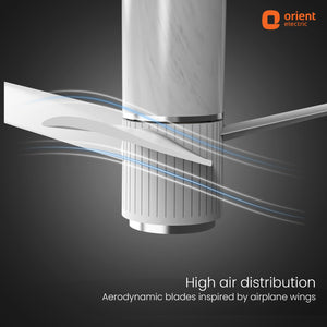 Aeroslim with IoT, Remote & 3CCT Underlight BLDC PRO Smart Ceiling Fan