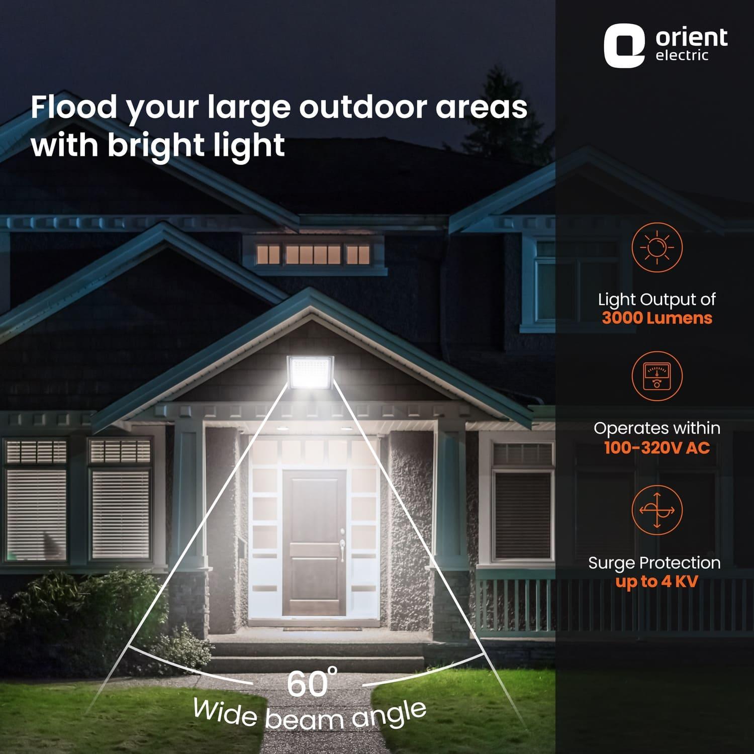 Razor LED Flood Light | IP-65 Weather Resistant | High Voltage Protection | 1-Year Warranty