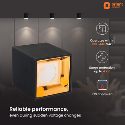Prism Surface COB LED Downlighter Warm White