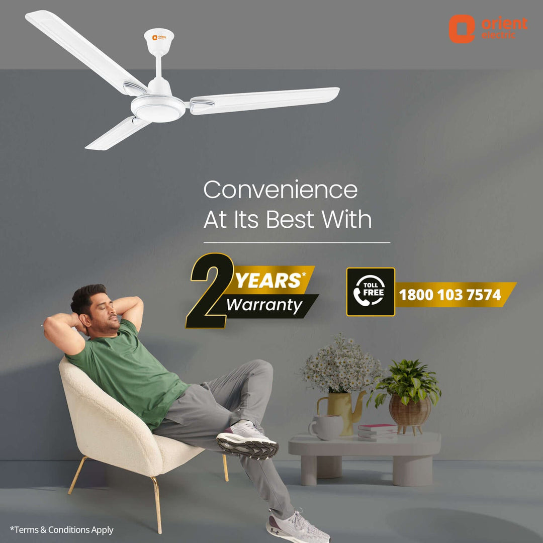 Rapid Air Deco 1200MM High Speed Ceiling Fan