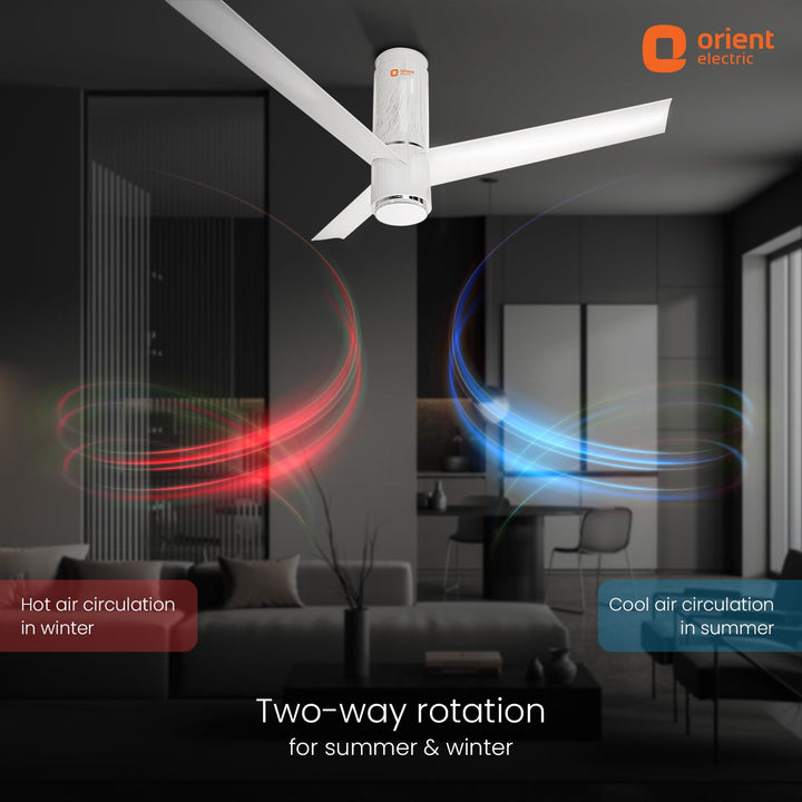 Aeroslim with IoT, Remote & 3CCT Underlight BLDC PRO Smart Ceiling Fan