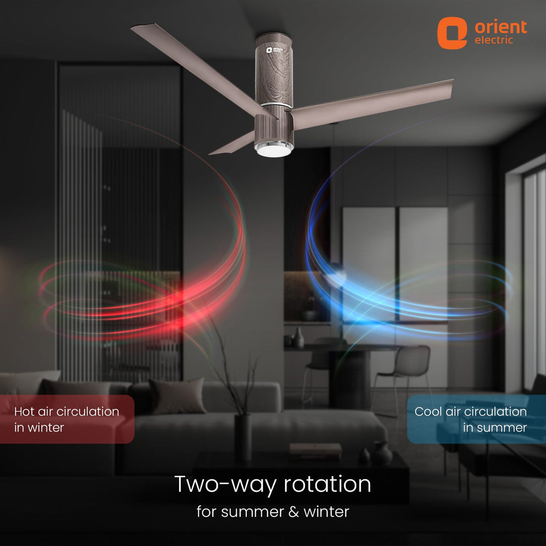 Aeroslim with IoT, Remote & 3CCT Underlight BLDC PRO Smart Ceiling Fan