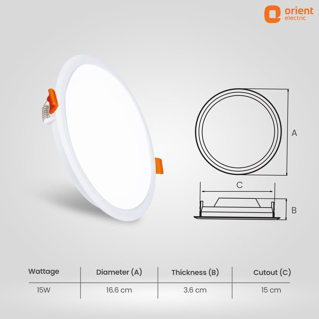 Eternal Backlit LED Recess Panel Round