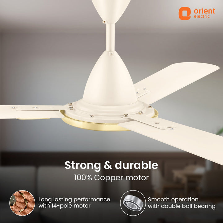 Blanco Antidust High Speed Decorative Ceiling Fan