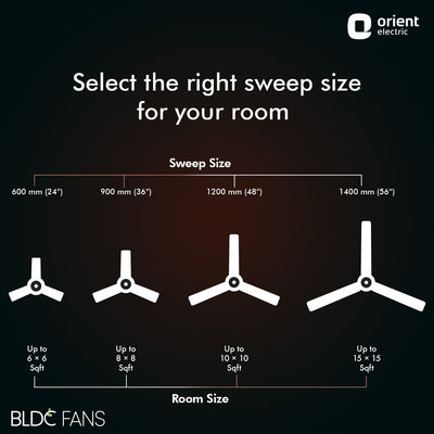 Wendy 1200mm 5 Star Rated BLDC Ceiling Fan with Remote