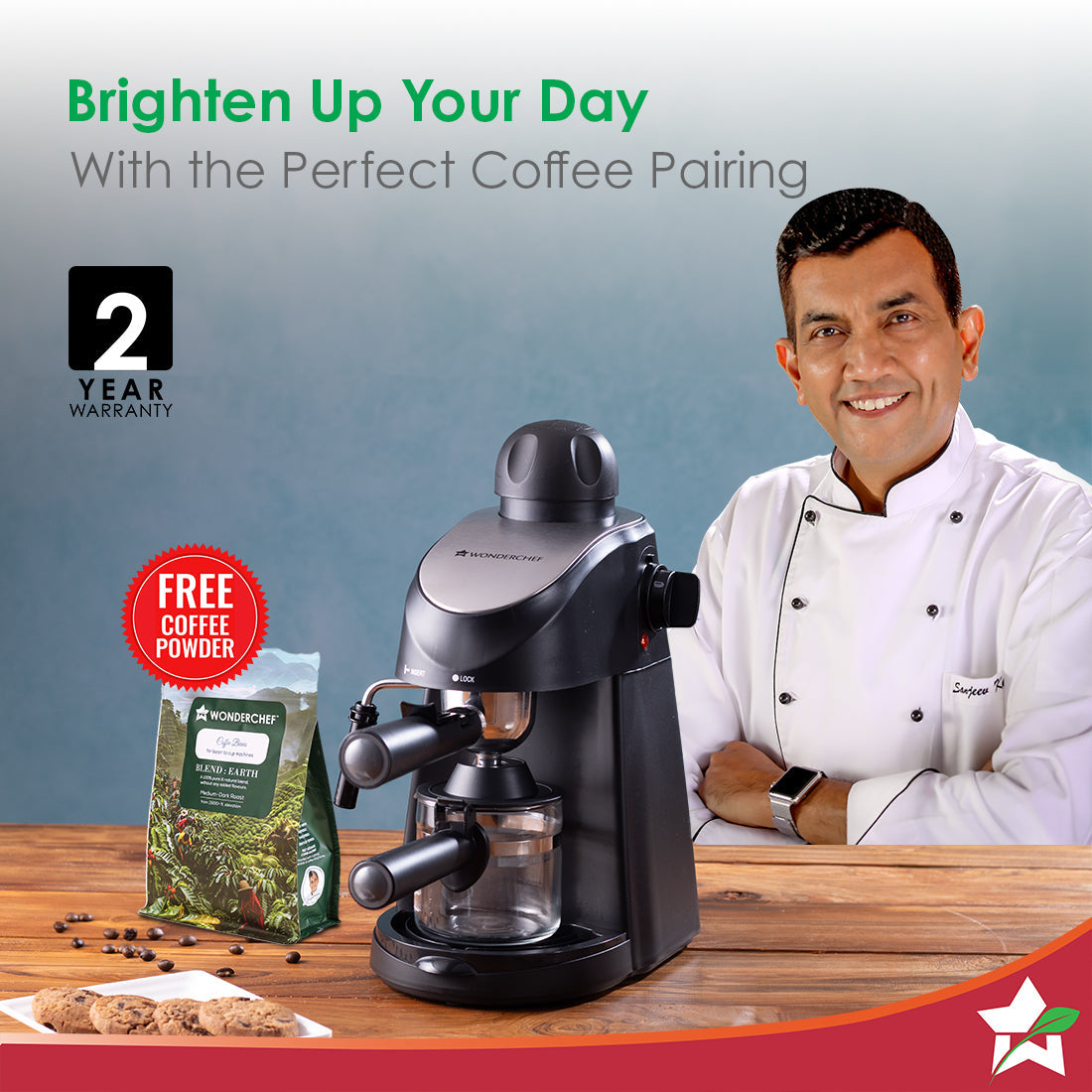 Regenta Espresso Coffee Maker, 5-bar with Steamer, .