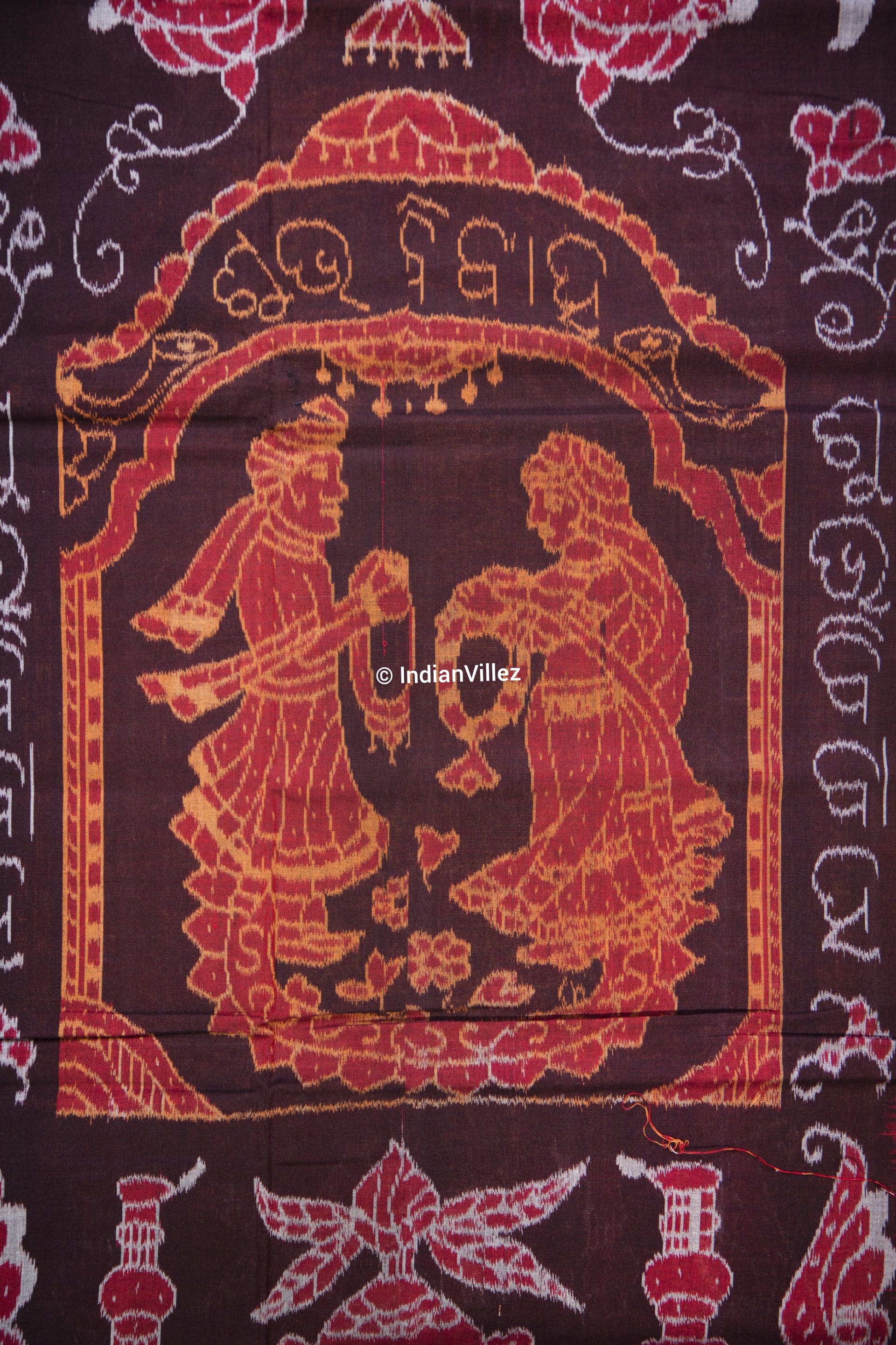 Subhavivah Odisha Handloom Sambalpuri Ikat Cotton Saree