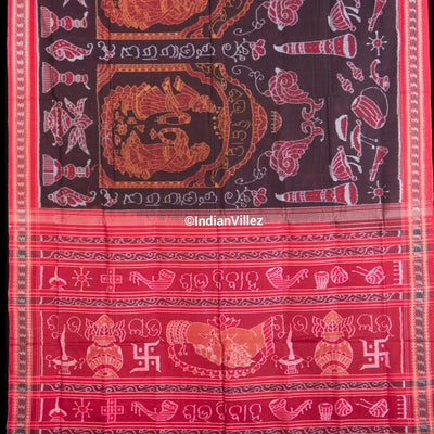 Subhavivah Odisha Handloom Sambalpuri Ikat Cotton Saree