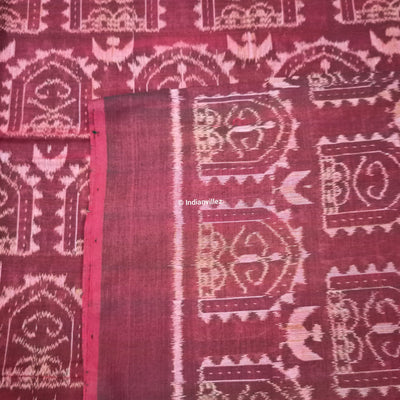Dual Tone Sambalpuri Ikat Cotton Fabric