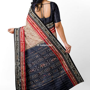 Sachipar and Mayurchandrika Sambalpuri Ikat Cotton Saree