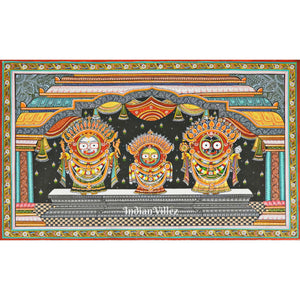 Jagannath Darbar Pattachitra Art Painting For Home Wall Art Decor