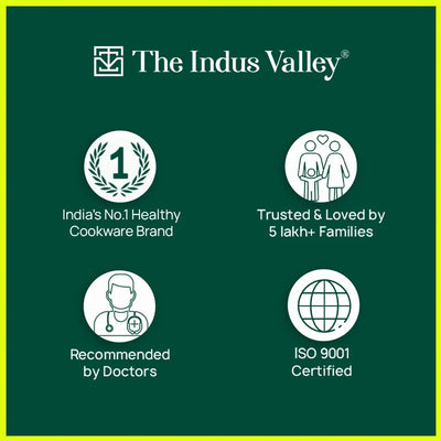 CASTrong Cast Iron Uttapam/ Set Dosa Tawa, 3 Pit, Pre-seasoned, 100% Pure, Toxin-free, Induction, 23cm