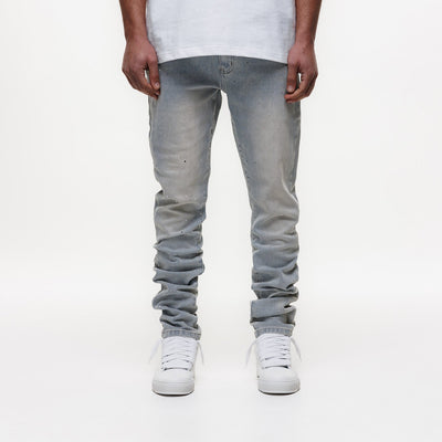 MAGIRI Painted Slim Blue Jeans