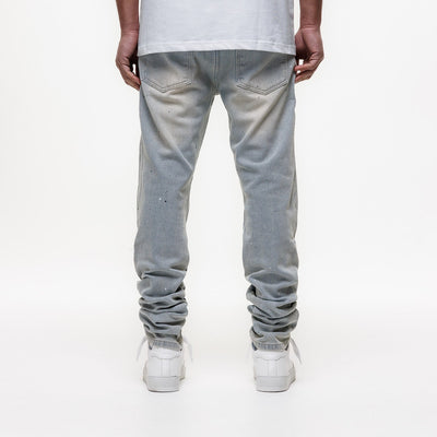 MAGIRI Ripped Indigo Slim Blue Jeans
