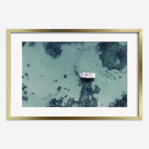 Aerial Ocean Bliss Photography Print by Ingrid Beddoes