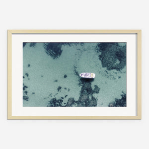 Aerial Ocean Bliss Photography Print by Ingrid Beddoes