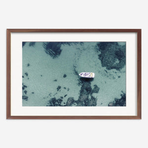 Aerial Ocean Bliss Photography Print by Ingrid Beddoes