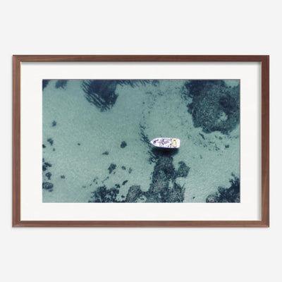 Aerial Ocean Bliss Photography Print by Ingrid Beddoes