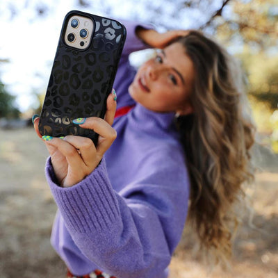 Into the Wild | Black Leopard Case
