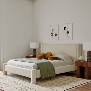 Irregular Grid Hand-Knotted Wool Rug by Sarah Sherman Samuel