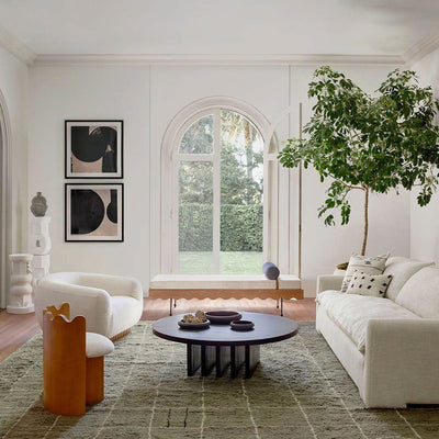 Pentwater Round Coffee Table by Sarah Sherman Samuel