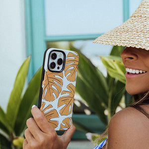 Island Time | Tropical Leaves Floral Case