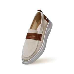 Brunch Loafers : Ivory/Tan
