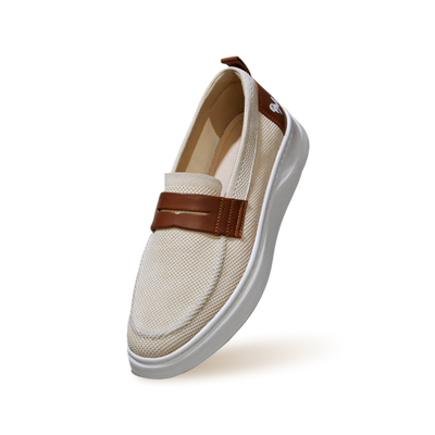 Brunch Loafers : Ivory/Tan