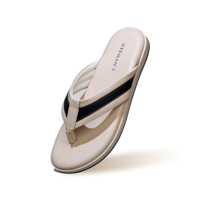 Indo-Western Flips : Ivory-Grey