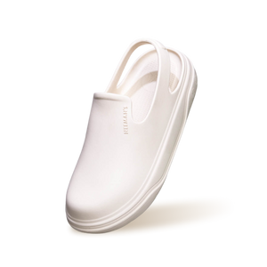 Cushers Clogs For Women : Ivory White